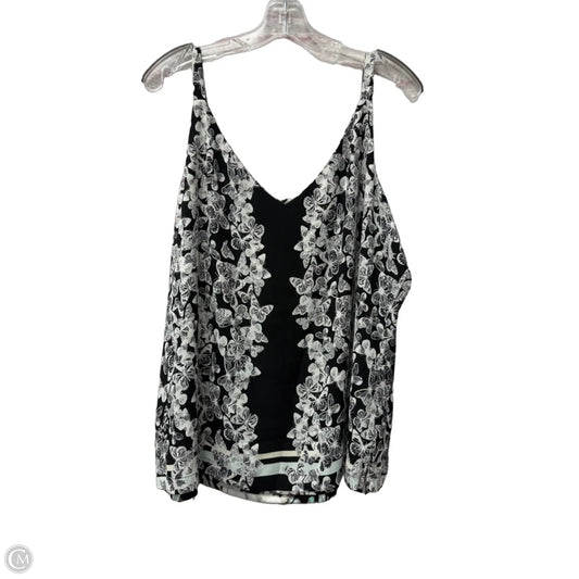 Top Sleeveless By White House Black Market In Black & White, Size: Xl