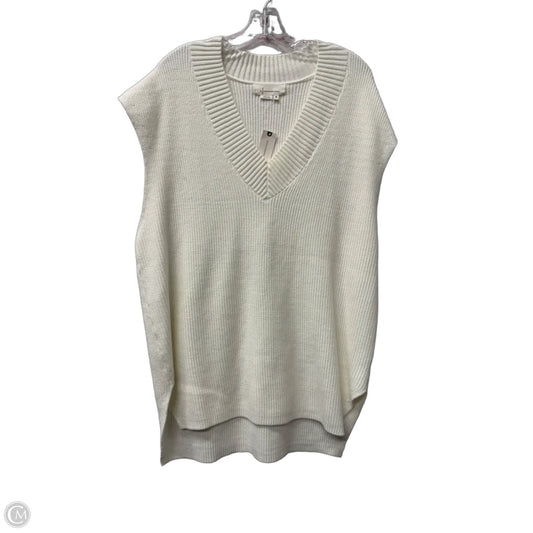 Top Sleeveless By Anthropologie In White, Size: Osfm