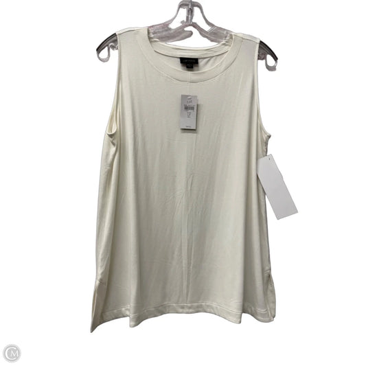 Top Sleeveless By J. Jill In White, Size: Lp