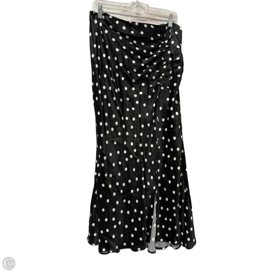 Skirt Midi By Anthropologie In Polkadot Pattern, Size: L