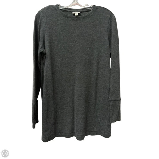Top Long Sleeve By J. Jill In Grey, Size: M