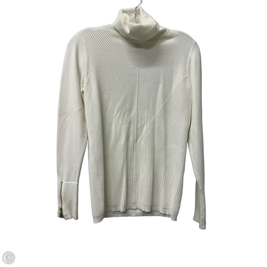 Top Long Sleeve By White House Black Market In White, Size: S
