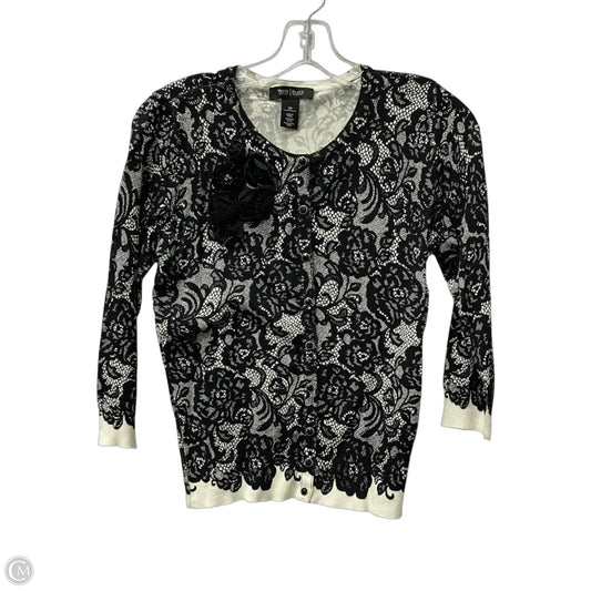 Sweater Cardigan By White House Black Market In Black, Size: Xs