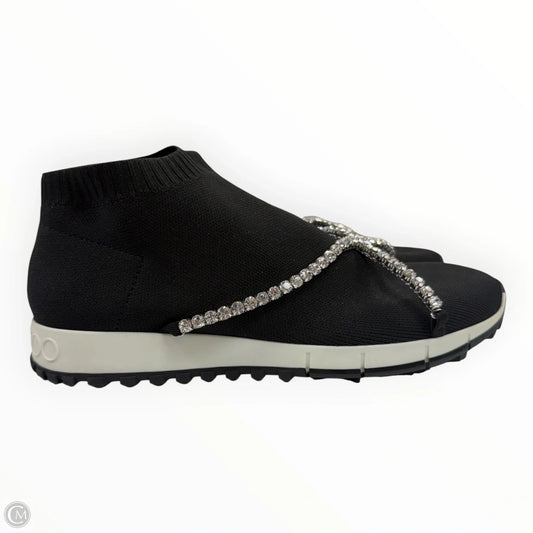 Shoes Luxury Designer By Jimmy Choo In Black, Size: 8.5