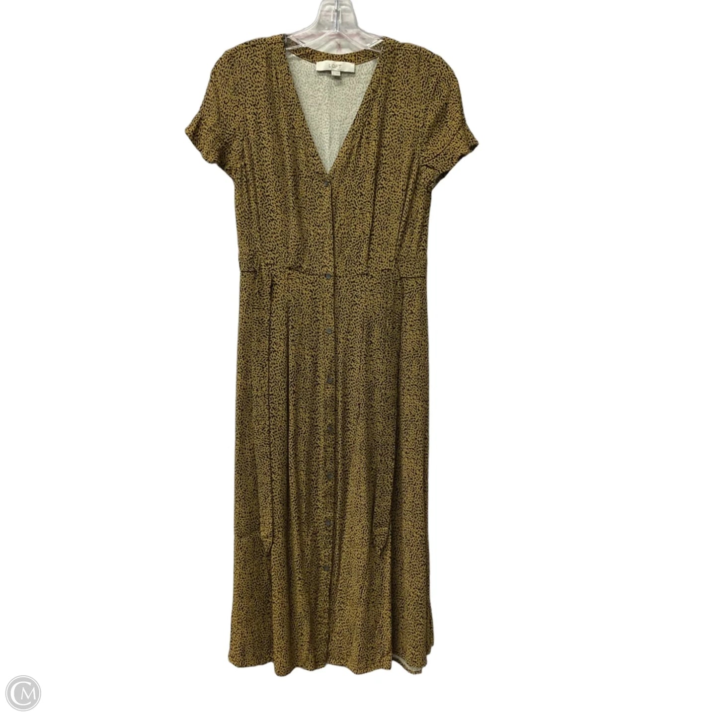 Dress Casual Maxi By Loft In Brown, Size: Xs