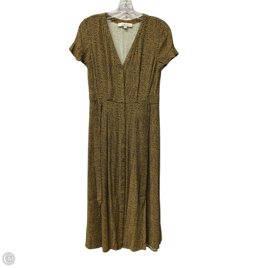 Dress Casual Maxi By Loft In Brown, Size: Xs
