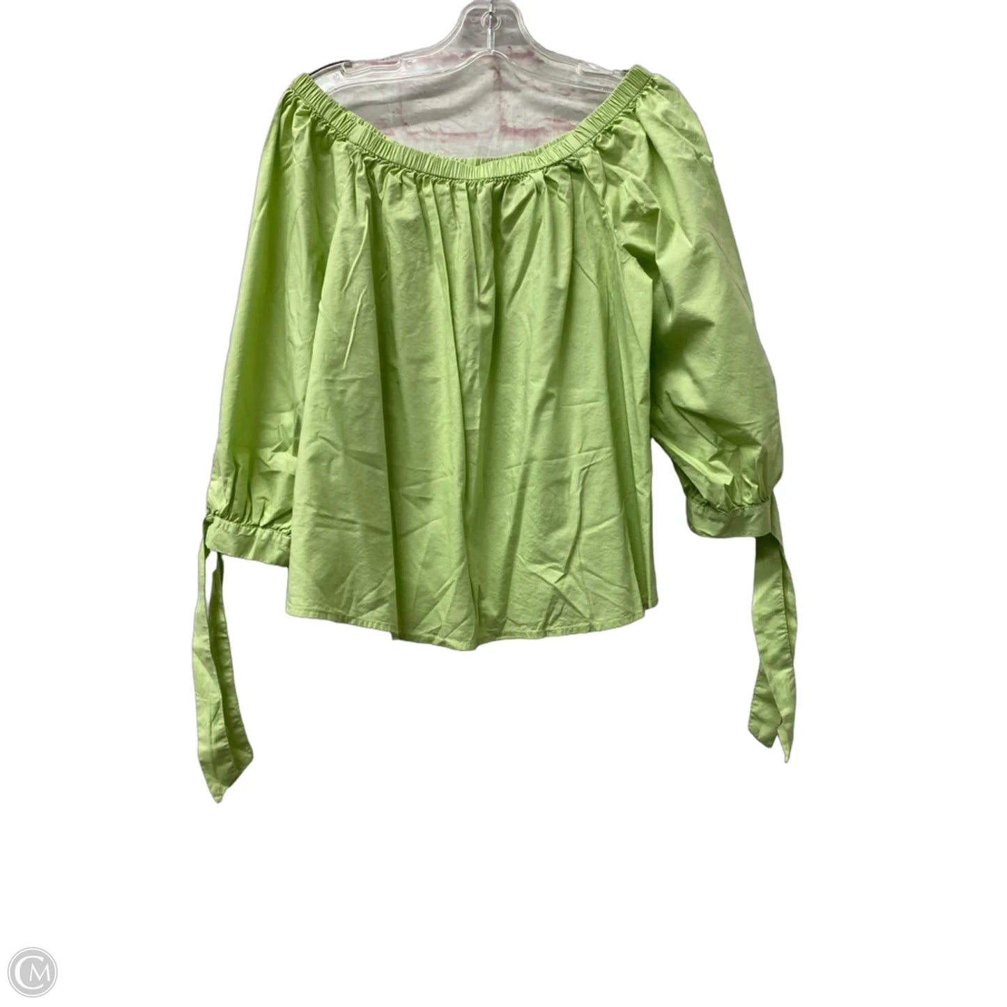 Top Long Sleeve By Loft In Green, Size: S