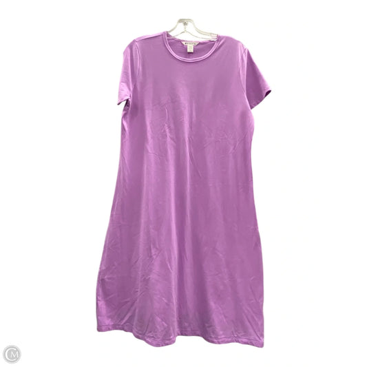 Dress Casual Midi By Athleta In Purple, Size: M