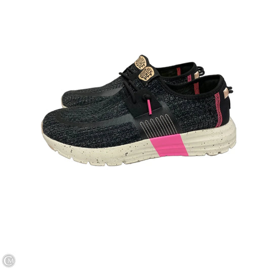Shoes Sneakers By Hey Dude In Black, Size: 10