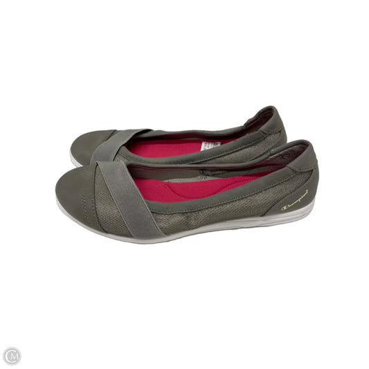 Shoes Flats By Champion In Grey, Size: 9