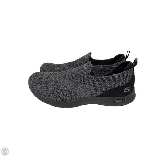Shoes Athletic By Skechers In Black & Pink, Size: 7.5