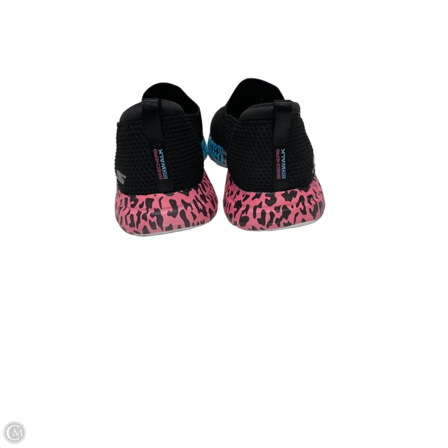 Shoes Athletic By Skechers In Black & Pink, Size: 7.5