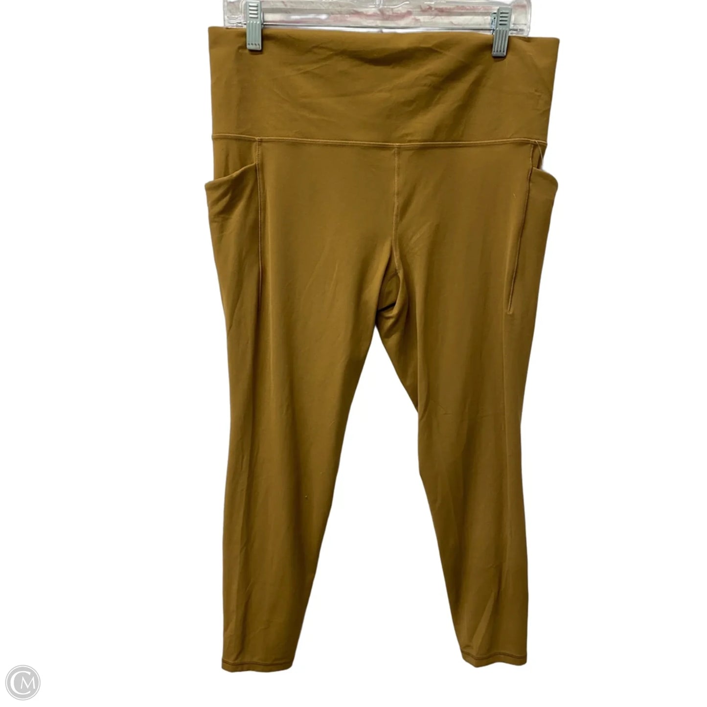 Athletic Leggings By Athleta In Tan, Size: Xl