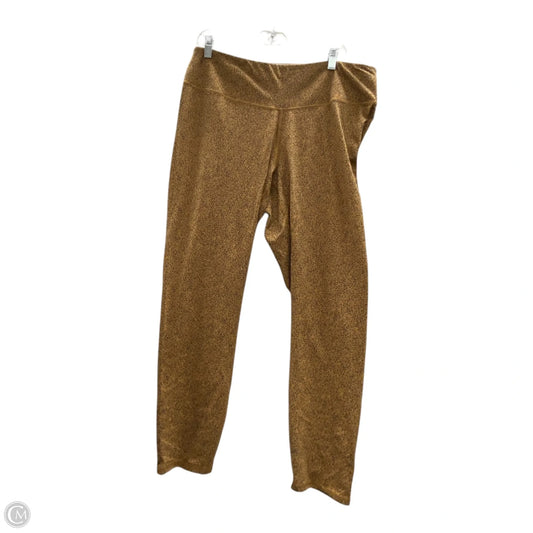 Athletic Leggings By J. Jill In Brown, Size: Xl