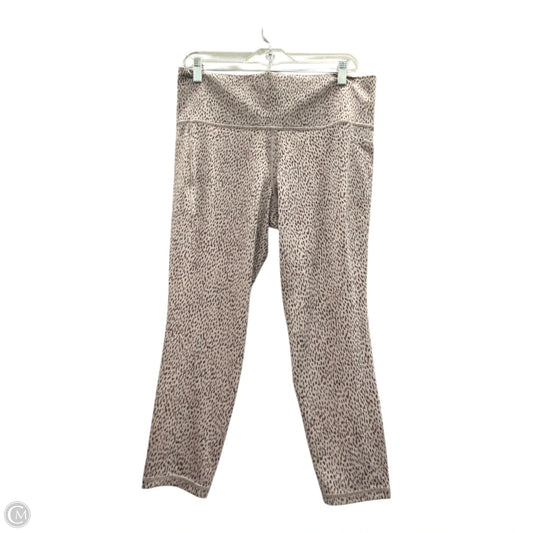 Athletic Leggings By Athleta In Brown, Size: Xl