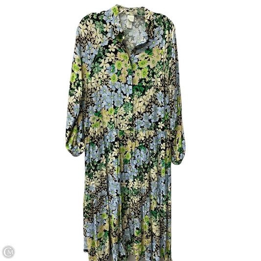Dress Casual Maxi By H&m In Multi-colored, Size: M