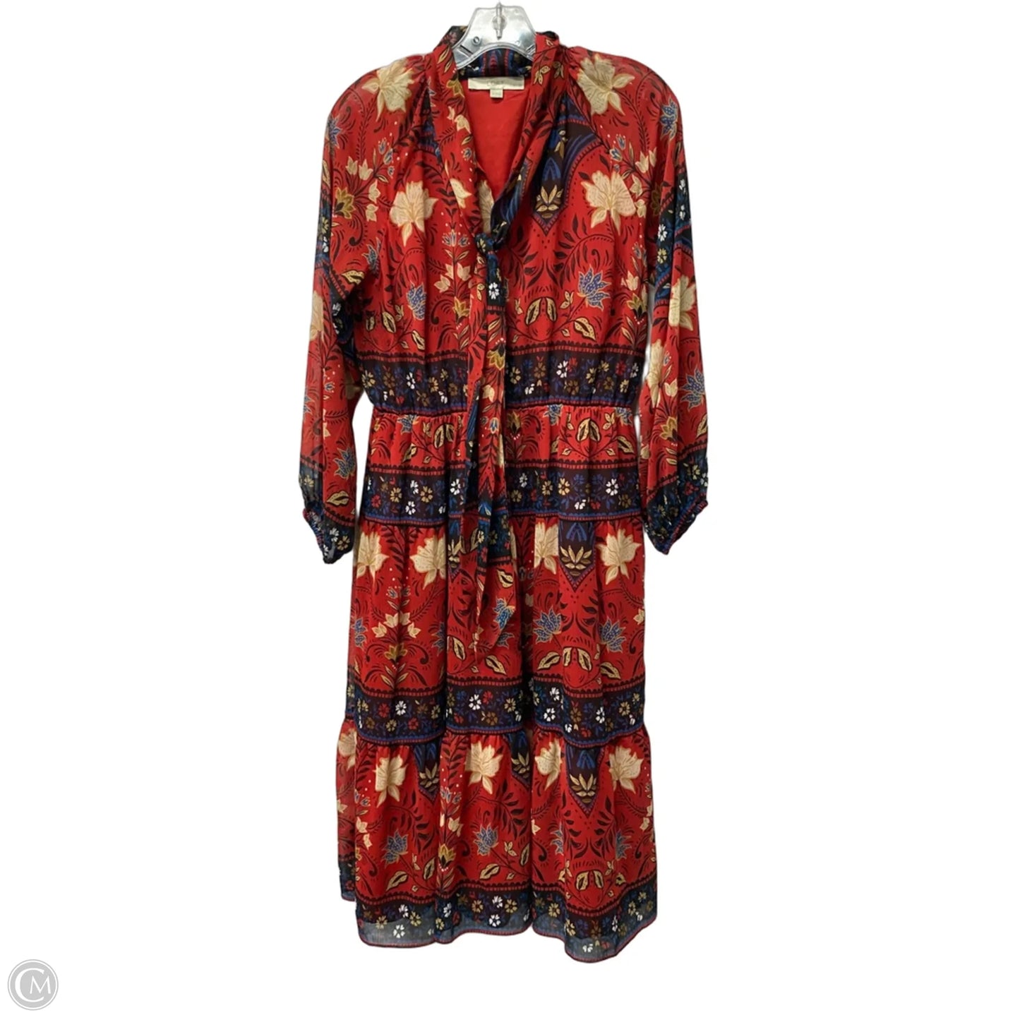 Dress Casual Short By Loft In Red, Size: Mp