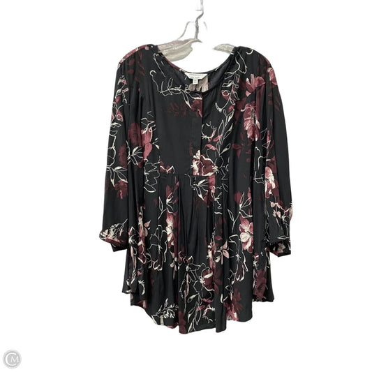 Top Long Sleeve By Cme In Black, Size: 3x