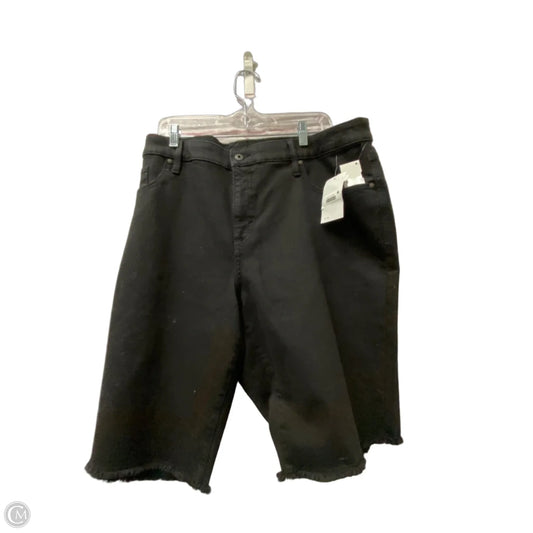 Shorts By Style And Company In Black, Size: 22