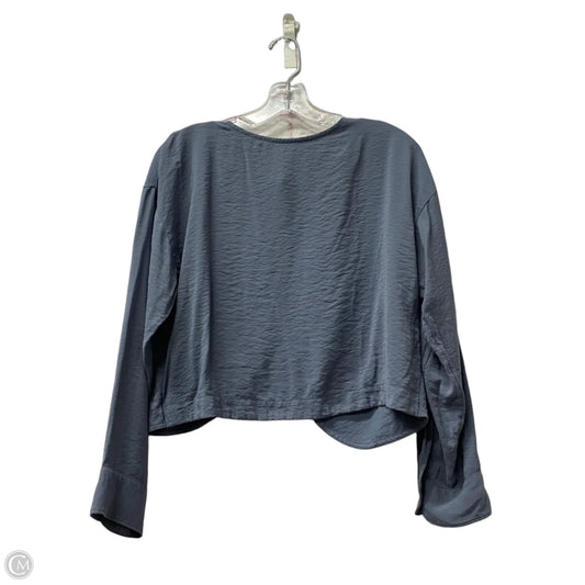 Top Long Sleeve By Madewell In Blue, Size: S