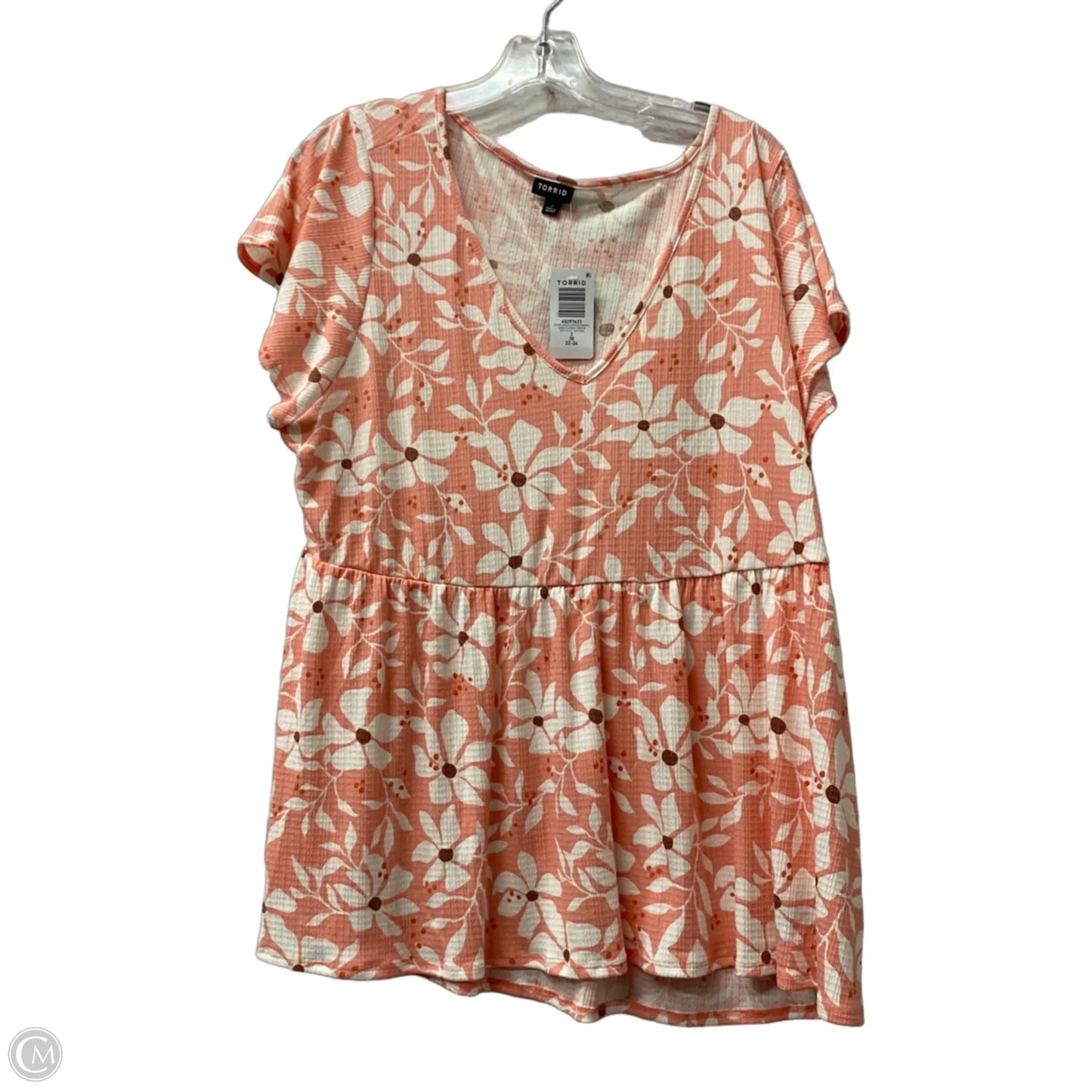 Top Short Sleeve By Torrid In Pink, Size: 3x