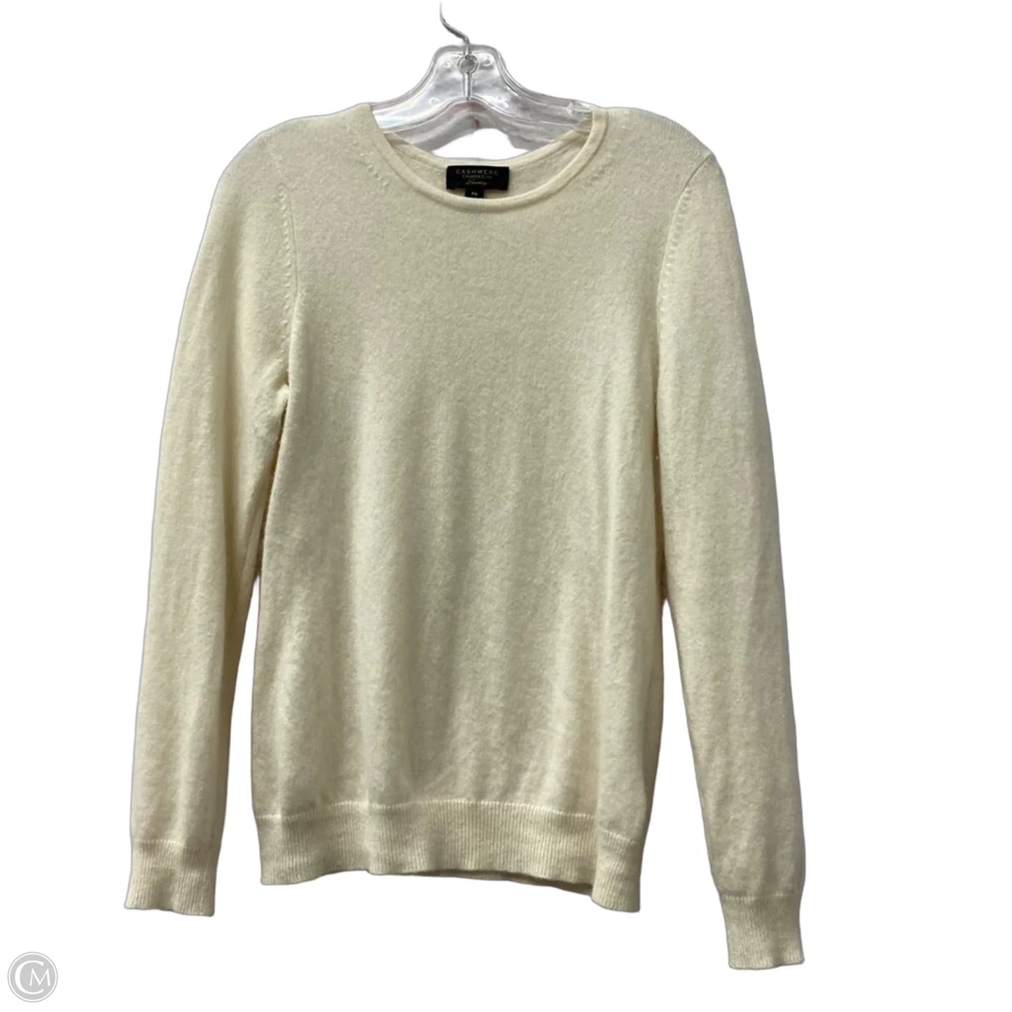 Sweater Cashmere By Charter Club In Cream, Size: M