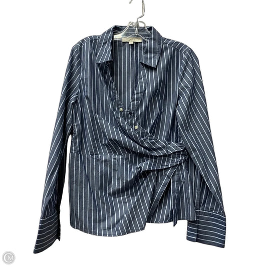 Top Long Sleeve By Loft In Blue, Size: S