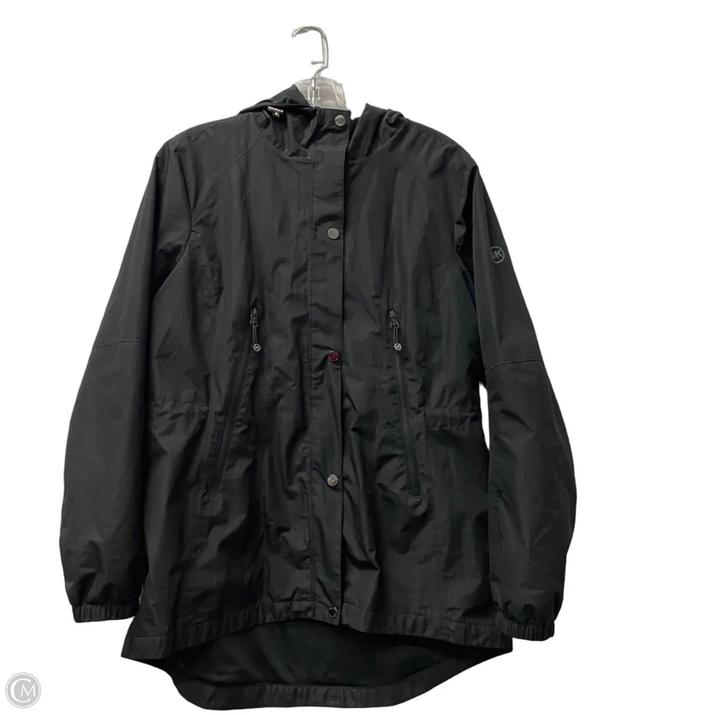 Jacket Designer By Michael Kors In Black, Size: L