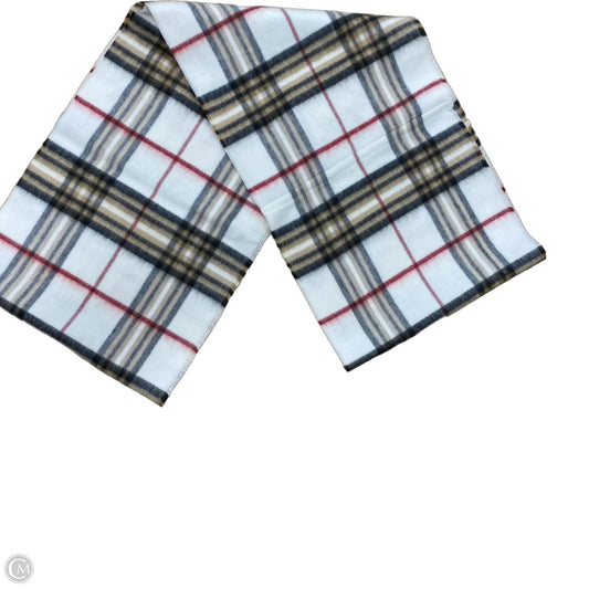 Scarf Winter  In Plaid Pattern