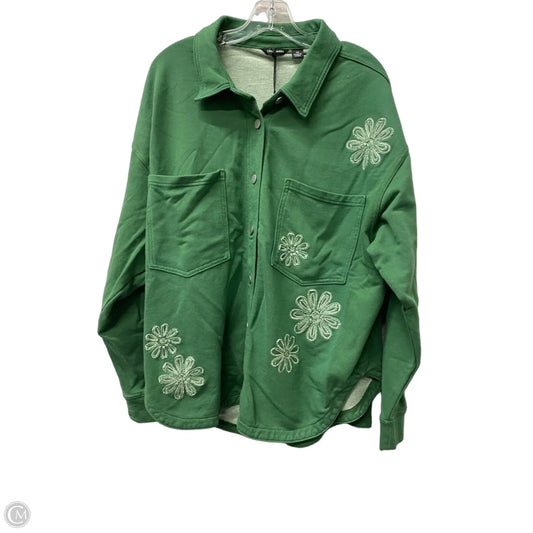 Top Long Sleeve By Driftwood In Green, Size: 3x