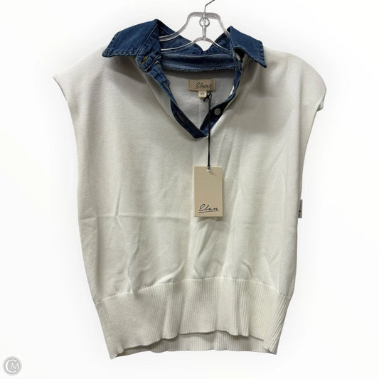 Top Sleeveless By Elan In White, Size: Xs