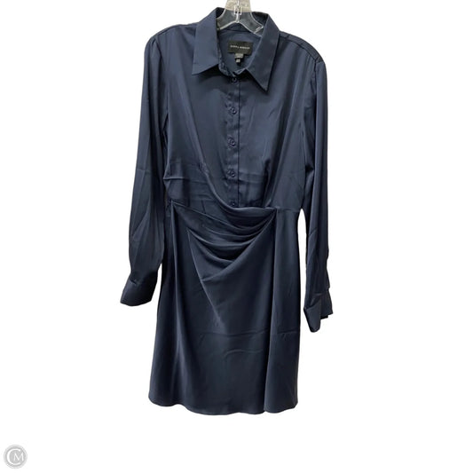 Dress Casual Short By Donna Morgan In Blue, Size: L