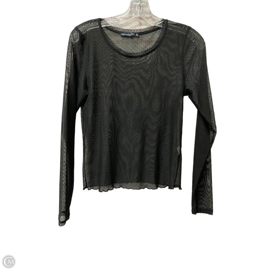 Top Long Sleeve By Abercrombie And Fitch In Black, Size: M