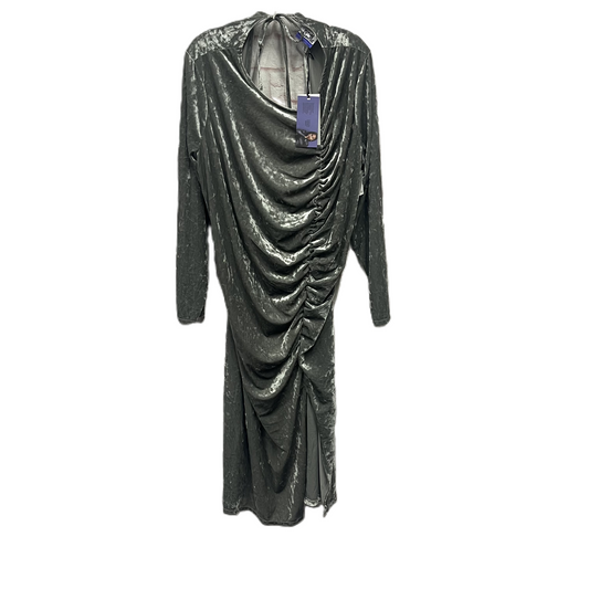 Dress Party Midi By Future collective In Grey, Size: 3x