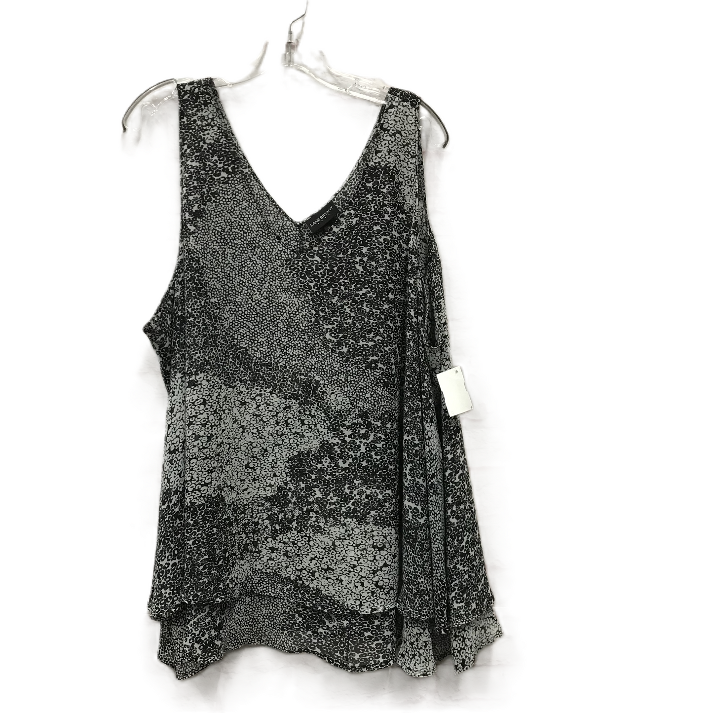 Black & Grey Top Sleeveless By Lane Bryant, Size: 3x