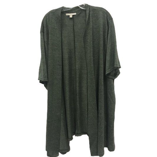 Green Cardigan By Woman Within, Size: 5