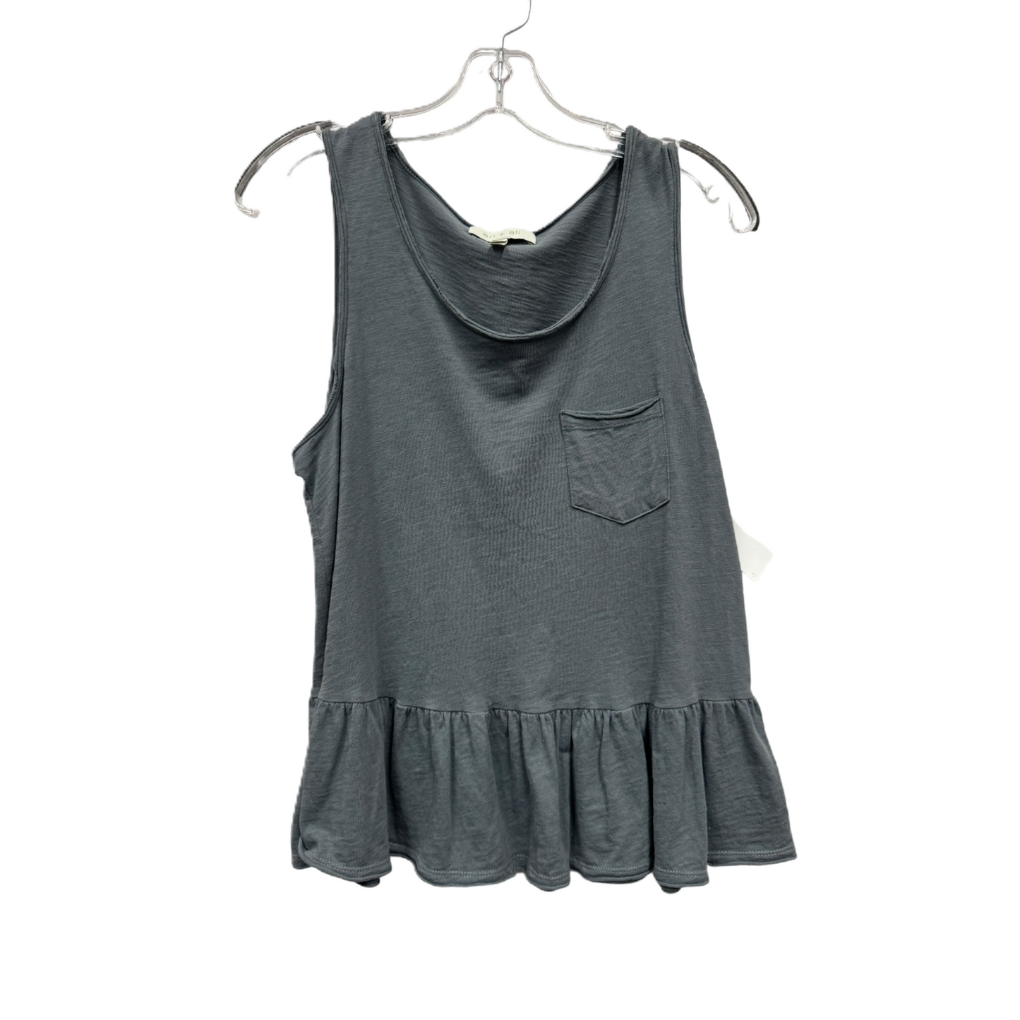 Grey Top Sleeveless By Eri + Ali, Size: S