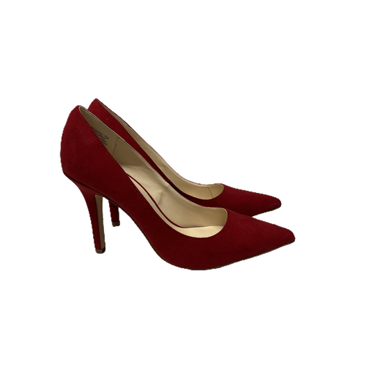 Shoes Heels Stiletto By Nine West In Red, Size: 7