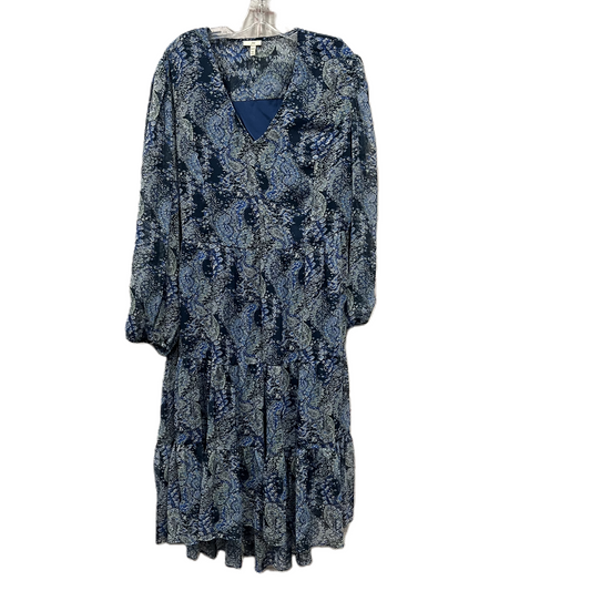 Dress Casual Maxi By Joie In Blue, Size: 1x