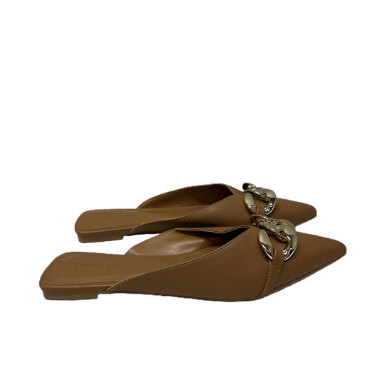 Shoes Flats By Open Edit In Brown, Size: 6.5