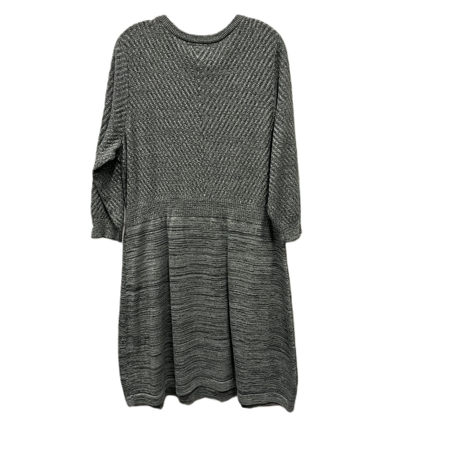 Dress Sweater By Lane Bryant In Grey, Size: 1x