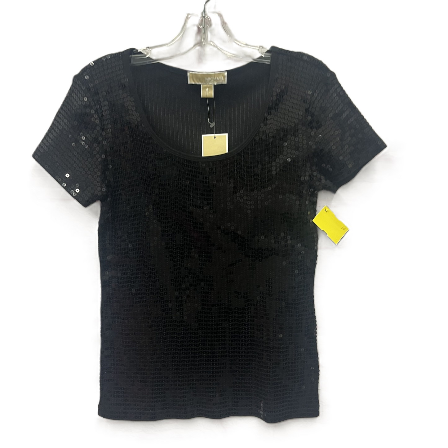 Top Short Sleeve By Michael By Michael Kors In Black, Size: M