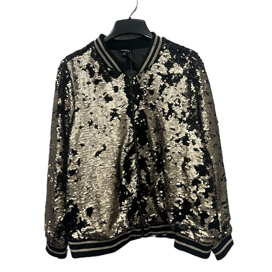 Jacket Other By Torrid In Black & Gold, Size: 4x