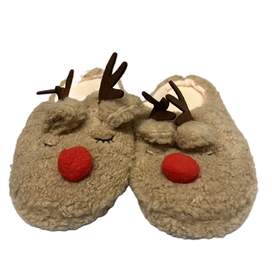 Slippers In Brown, Size: 9