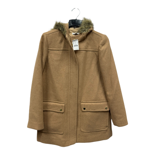 Coat Wool By J. Crew In Tan, Size: L