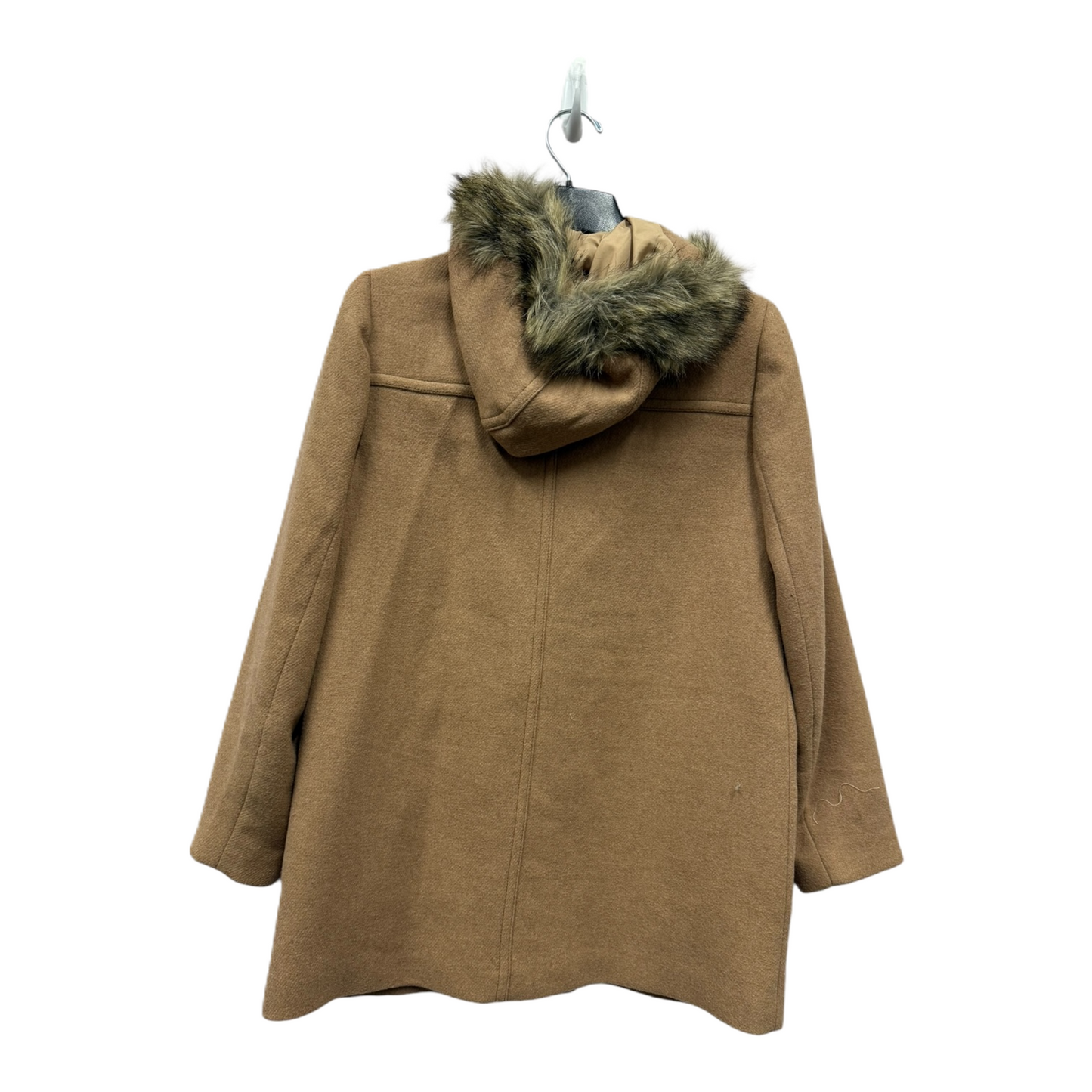 Coat Wool By J. Crew In Tan, Size: L