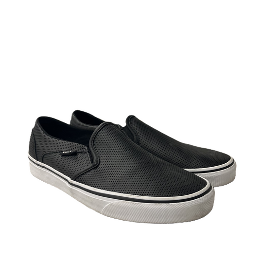 Shoes Flats By Vans In Black, Size: 9.5