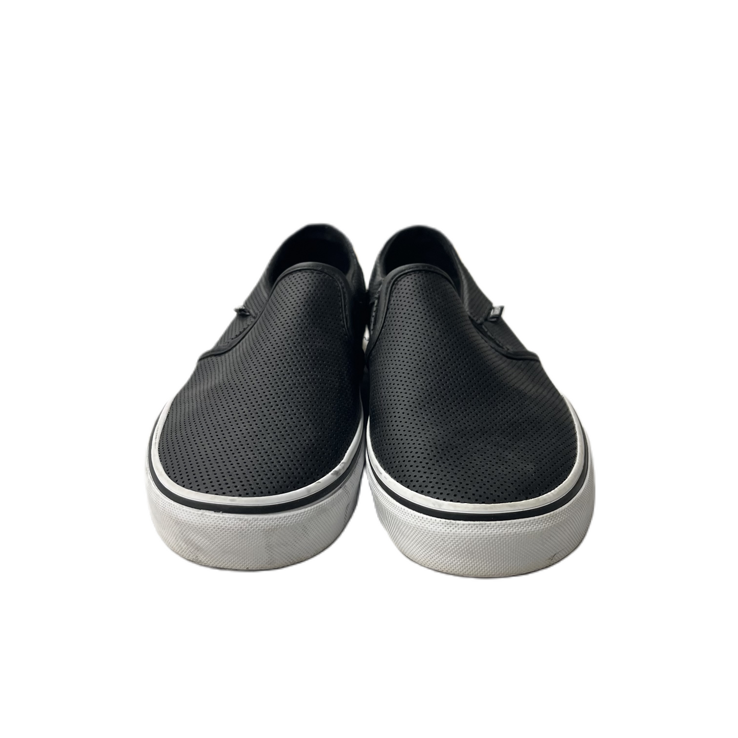 Shoes Flats By Vans In Black, Size: 9.5