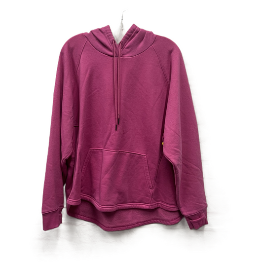 Athletic Sweatshirt Hoodie By Tek Gear In Pink, Size: 2x