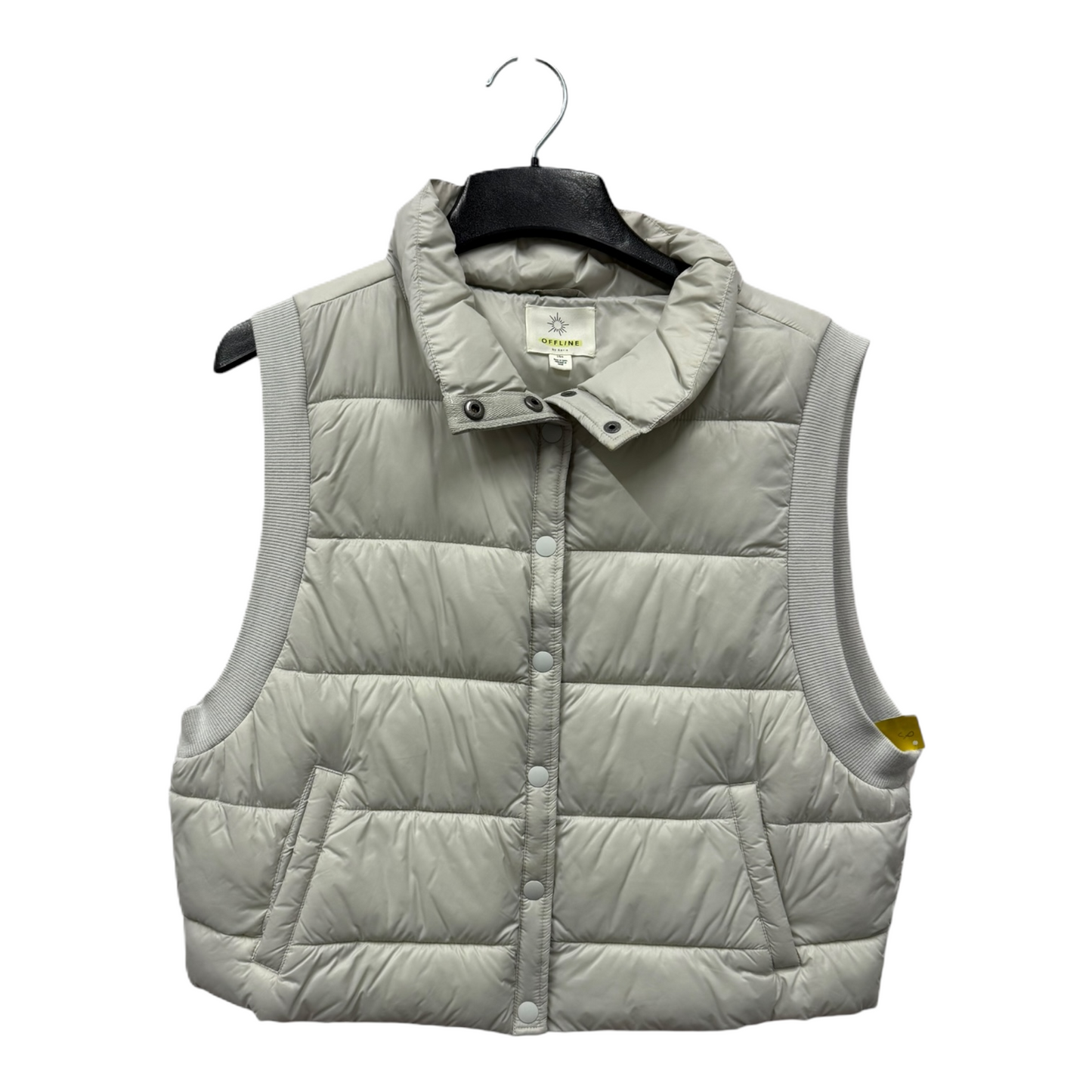 Vest Puffer & Quilted By Aerie In Grey, Size: L